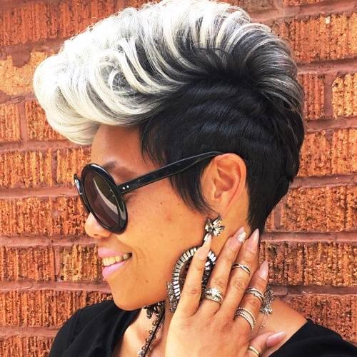 Highlighted Faux Hawk