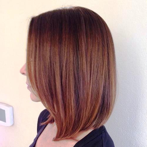 A-line Bob and Arched Bangs