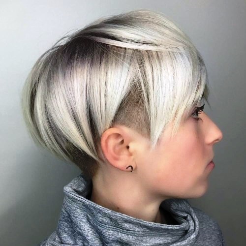 V-Cut Pixie Hairstyle