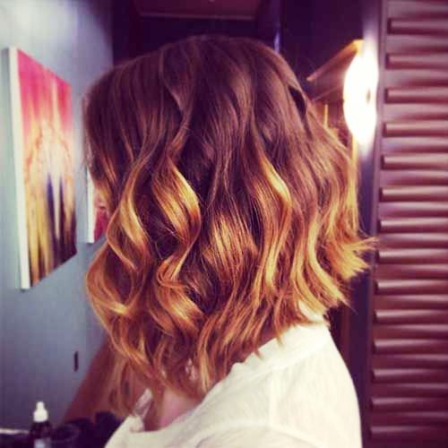 Angled Wavy Bob