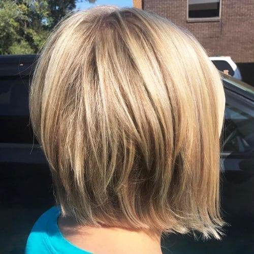 Flipped and Angled Bob