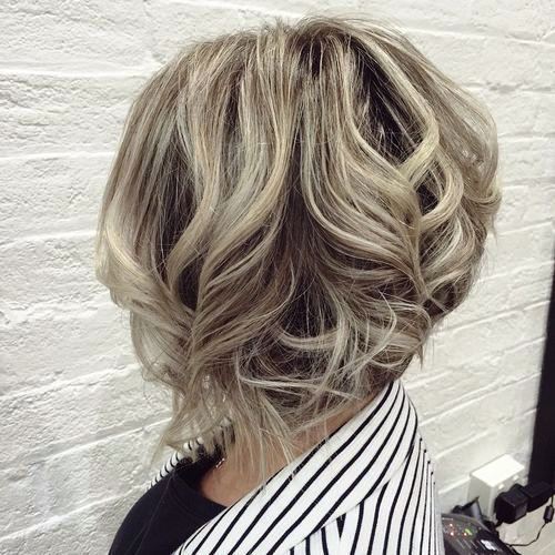Graduated Bob with Short Curls