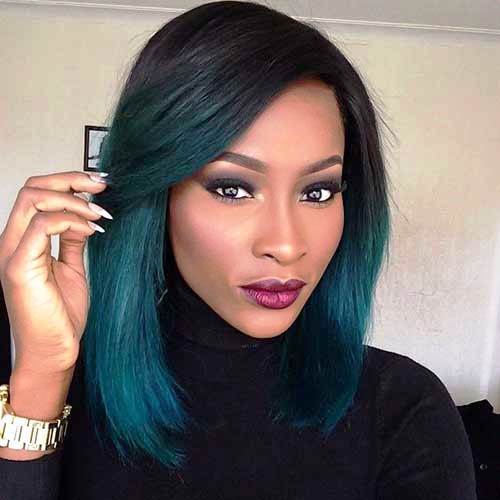 Messy Long Bobs for Black Women