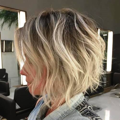 Tousles with Blonde Highlights